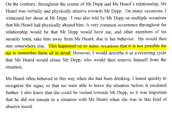 5. Sean Bett, Johnny Depp's private securityEYEWITNESS #JusticeForJohnnyDepp