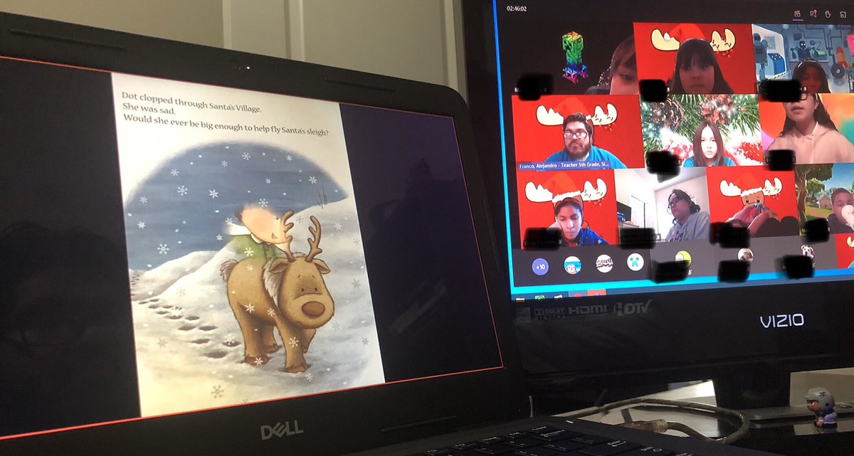 Day 3 of our Christmas reading challenge with “The Littlest Reindeer” 🦌🎅🏼🎄 #SVE_Reads #SISD_Reads @JVelarde_SVES @SVista_ES