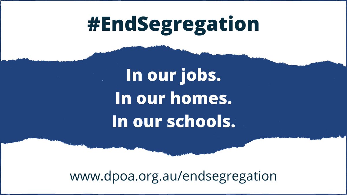 PWDAustralia's tweet photo. Help us fight for the right to full inclusion for people with disability in the home, education, and workplaces. Tell the Disability Royal Commission @DRC_AU we need their support to #EndSegregation 

Endorse the position paper here: https://t.co/jubu1HJNXe https://t.co/F7NCuOBgMw