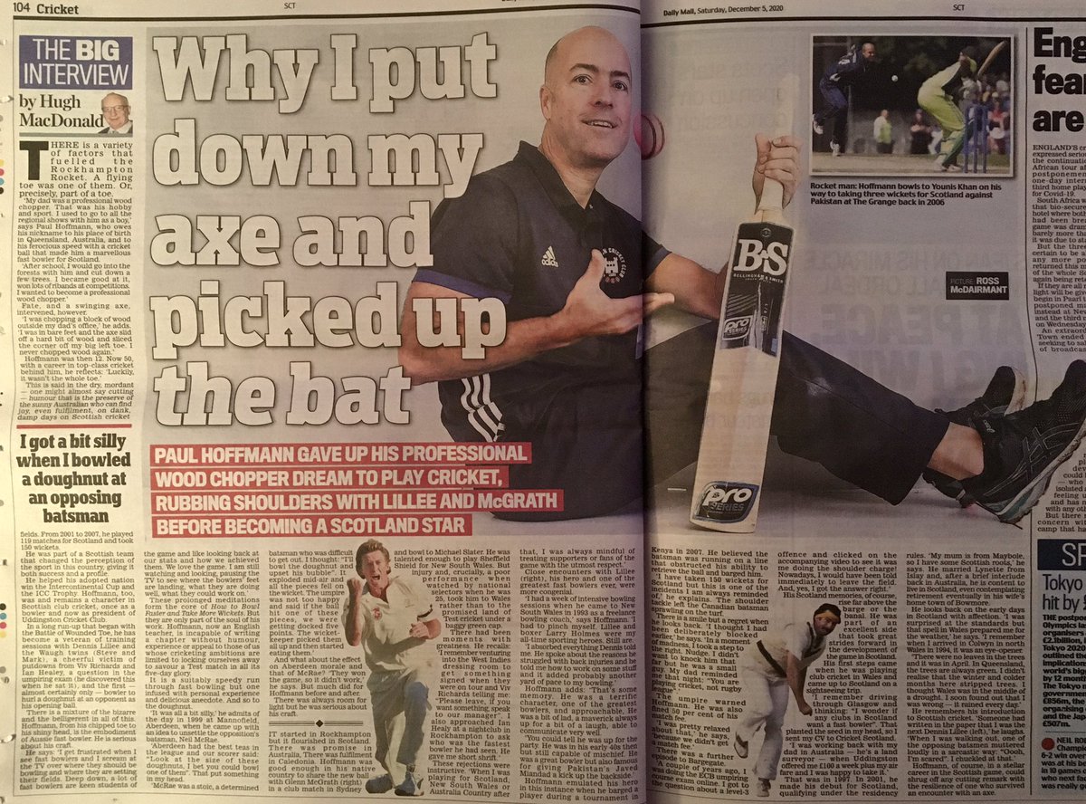 <a href="/Redblaes/">Hugh MacDonald</a> interview in last Saturday’s Scottish <a href="/DailyMailUK/">Mail+</a> with our President <a href="/phoffmann555/">Paul Hoffmann</a> and <a href="/fergus_clarke11/">Fergus Clarke</a> equipment