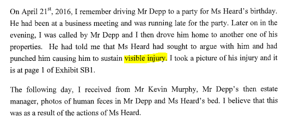 5. Sean Bett, Johnny Depp's private securityEYEWITNESS #JusticeForJohnnyDepp