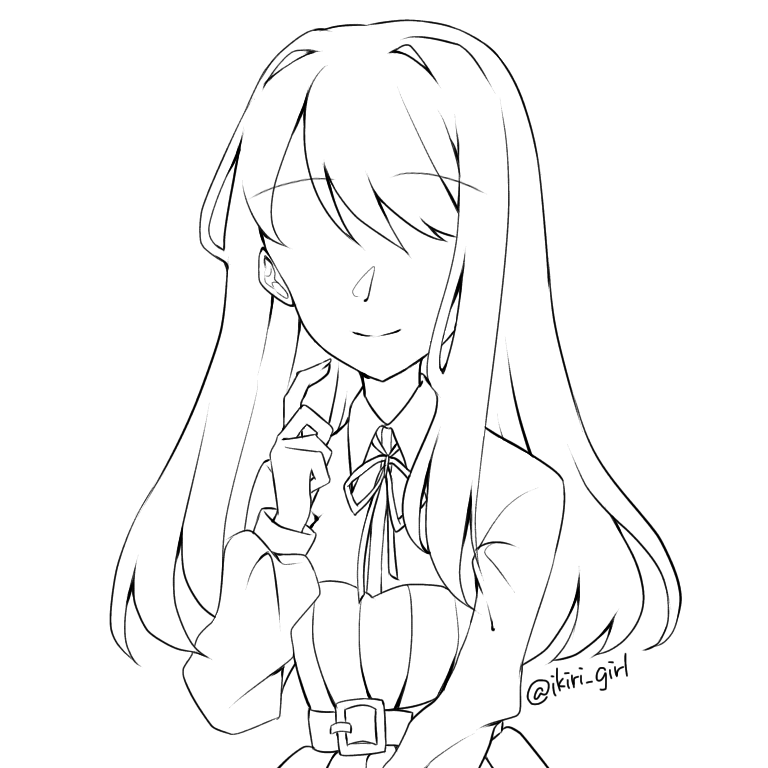 めりぃ フリー線画にしちゃいます 全て透過済みです 2 3枚目は目とその他で線画を分けてる人用です 塗りつぶしは多分使えると思いますが 隙間があったらすいません 顔がでかいので整えてもらっても構いません 自作発言 Id消しは フリー線画