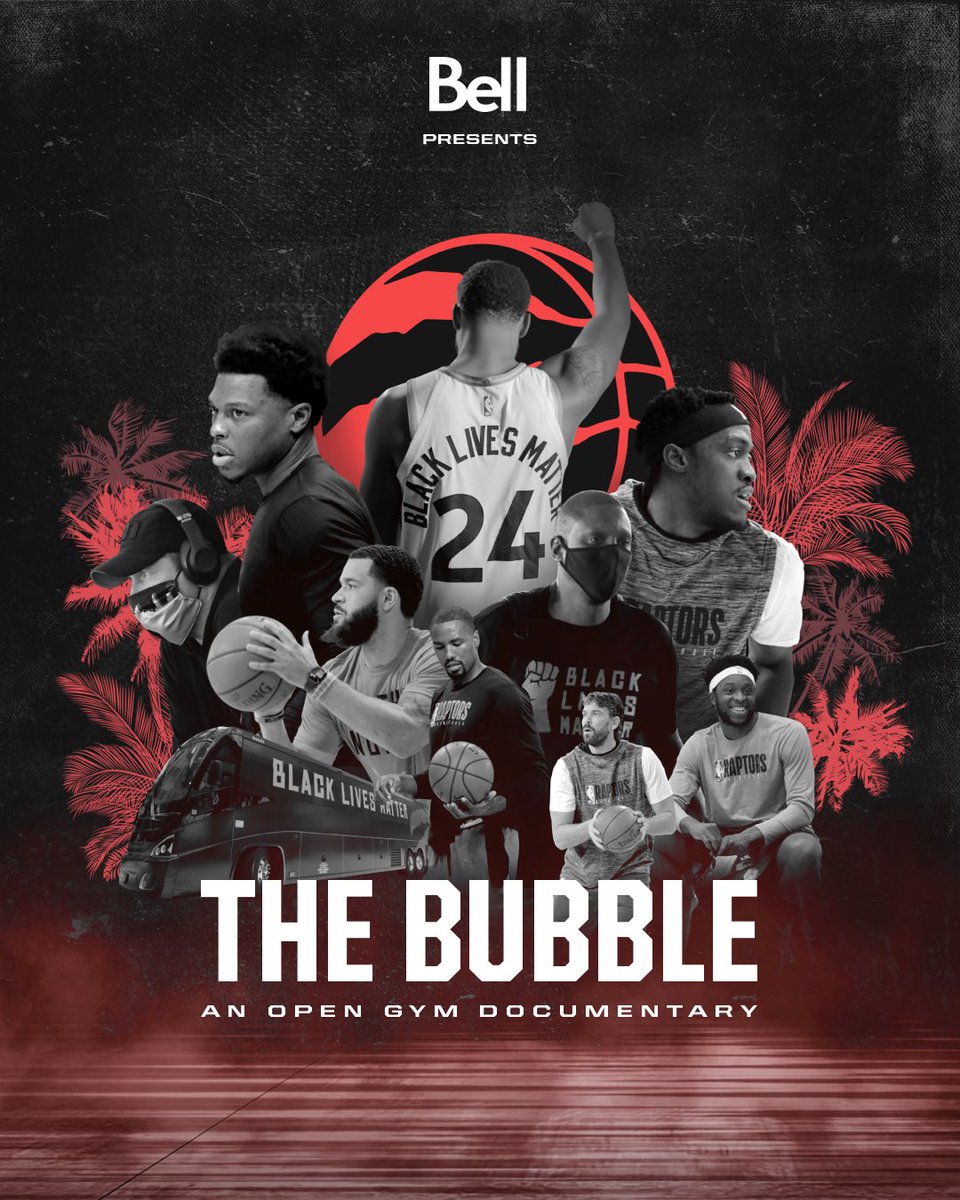 Check out chapters 1 & 2 of Open Gym's documentary "The Bubble" on  @TSN_Sports from 8-10pm tonight. The  @OpenGymRaptors crew has been doing incredible work for years & they've upped their game, again, with this doc. I got a sneak peak & TRUST ME when I say you don't wanna miss it