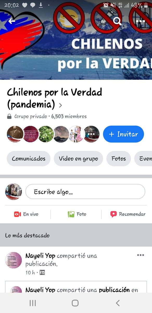 vaporwave0621's tweet photo. @RELTV21 @DeRubinstein @catitay22 @kalucyta 
Grupos antiplandemia chile facebook https://t.co/JrA8FigitK