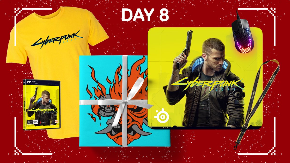 SteelSeriesANZ's tweet photo. SIX other winners will win 1x Cyberpunk PC Code, 1x T-Shirt, 1x Lanyard, 1x QcK Large Cyberpunk mouse pad, 1x Aerox 3

Thanks again to @CDPROJEKTRED for such amazing launch day prizes! Winners announced 9AM AEDT tomorrow 🤩 https://t.co/ymfmRRHyk7