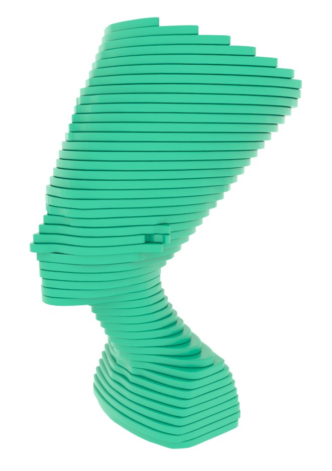 DaftDroid's tweet photo. Sliced Nefertiti
#Egypt #art #Lasercut #cnc https://t.co/h9LW3hDzgm