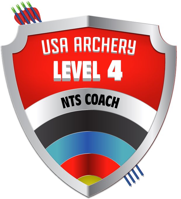 Over the last 6 weeks I have been in a Virtual USA NTS Level 4 coaches course. Today I passed both practical exams and the written exam. I would like to thank my facilitator Coach Jim White and all my breakout group for helping me through this class. #ucarchery #usaarchery