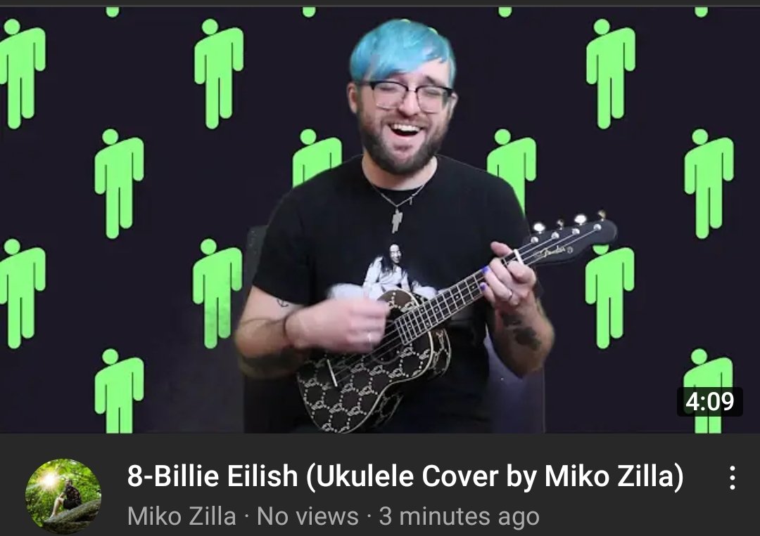 MikoZilla's tweet image. New Uke cover on my channel! One of my fav @billieeilish songs 💚🖤

🐊Please Subscribe!🐊
#MikoZilla #BillieEilish #blohsh #ukulele #uke #coversong #gay #lgbtq #singer #youtube #subscribe #music #pop #chill #vibes #musician 
youtu.be/i4eu5hU8lrg
