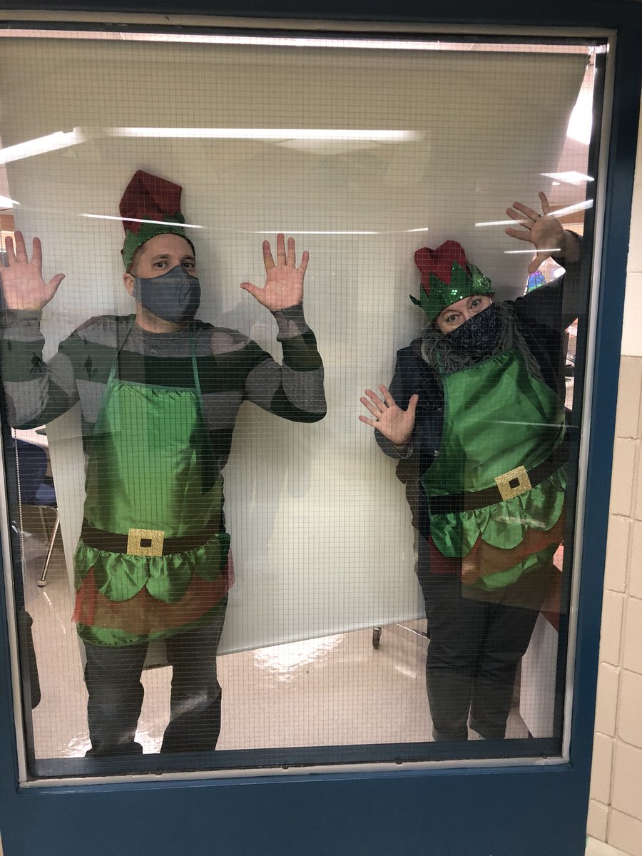 Today we had the #pssdgifts of some crazy elves hiding. Where are they?  And what adventures will they bring to PVS?  #pssd #engagement #niceapron Mr. Coates!  Stay tuned!