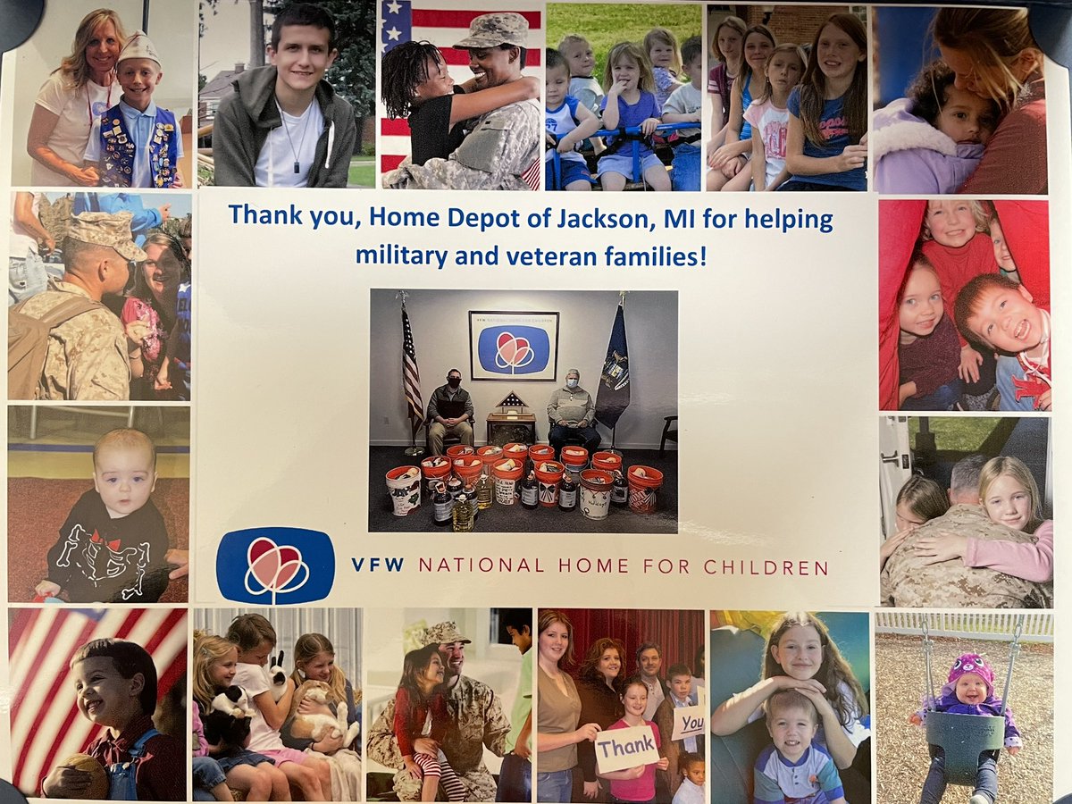 We love being able to give back to our community🧡 We donated over a dozen buckets filled with cleaning and sanitation supplies to the VFW National Home for Children to help our military families🧡🧡 @brendan_m_burke @Sarah_Kiester @GSible2808 @JulieGiattino @HouleHeather