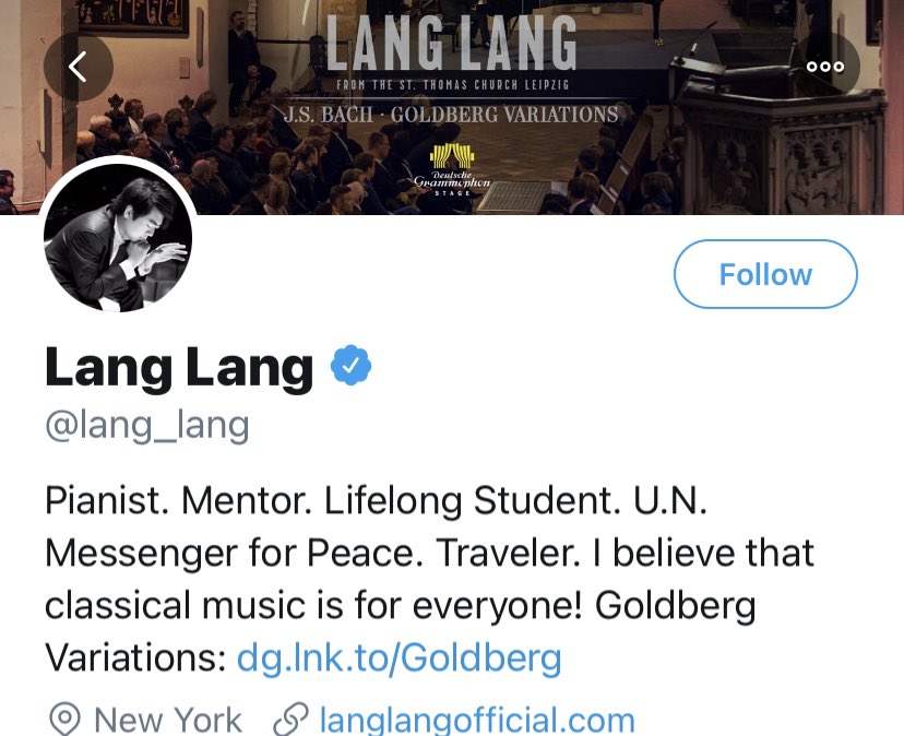LANG LANGPossibly world’s most famous pianist.