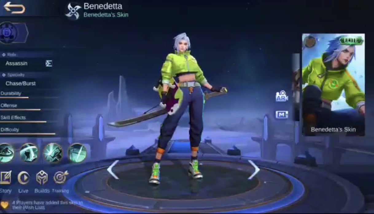 Benedetta Mlbb : Mobile Legends Ml Starlight Member Skin Leaks For