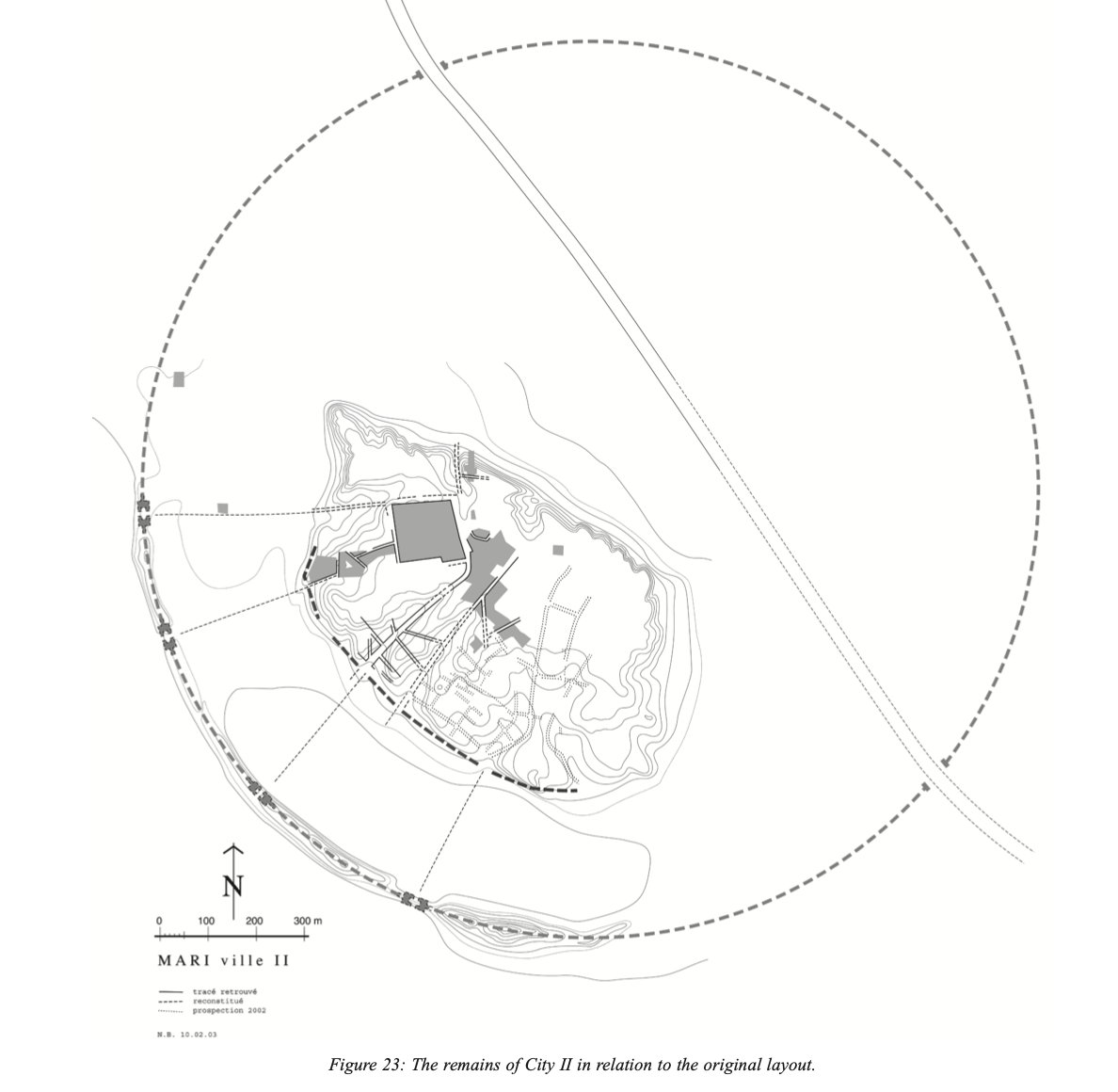 9/ Mari II (ca. 2600 BCE) was rebuilt with enhancements to the hydraulic systems governing the irrigation and canalization of the city. Approximately two centuries after its foundation Mari II was destroyed most probably by the Akkadian ruler Naram-Sin.