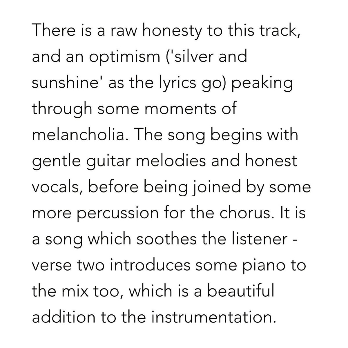 binarydrift's tweet image. Thanks to Isabel @ #curiousformusic for this review of ‘the Guilded Age’

“There is a raw honesty to this track, and an optimism ('silver and sunshine' as the lyrics go) peaking through some moments of melancholia”

#binarydrift #peruvianhitmakers #music 

curiousformusic.com/post/binary-dr…