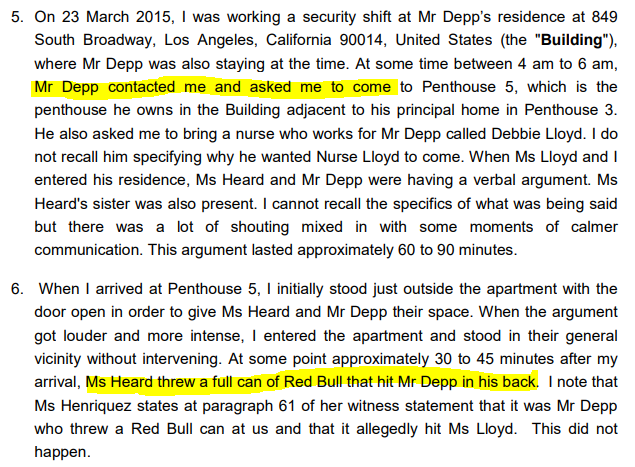 7. Travis McGivern, Johnny Depp's security guardEYEWITNESS #JusticeForJohnnyDepp