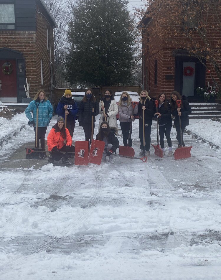 Posted on one of our neighbour’s FB page:
“Shout out to the smiling Angels from ECI Phys Ed class that shovelled the snow from our driveways early this morning. The high school is at the end of my street. 
A wonderful gesture and so appreciated. If you can be anything...be Kind!”