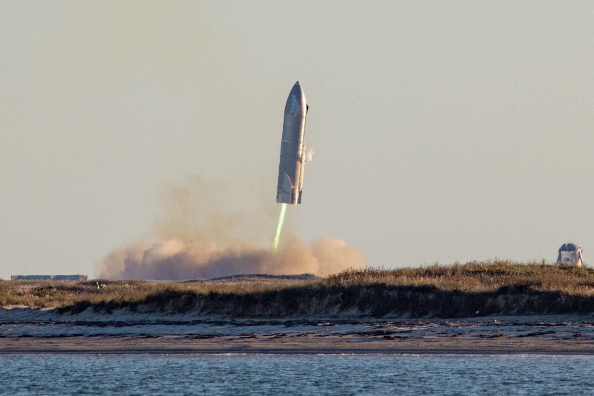 thejackbeyer's tweet image. SN8 nearly stuck the landing. I'm at a loss for words. @NASASpaceflight