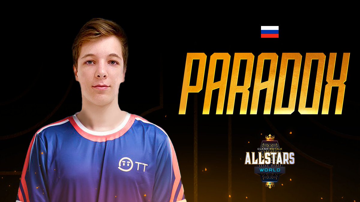 ecopagg's tweet photo. (26/32)
🇧🇷 | 26° jogador confirmado no All Stars World.
🇬🇧 | 26th player confirmed in All Stars World.
🇪🇸 | 26º jugador confirmado en All Stars World.
Welcome,
🇷🇺 | @Paradox_CR
#ClashRoyale
#AllStarsWorld
#ASWorld https://t.co/zGY6j7Nsu8