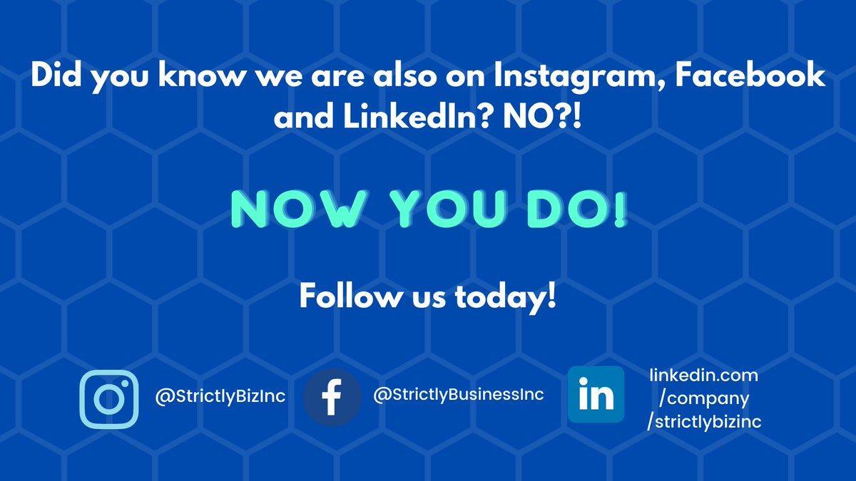 StrictlyBizInc's tweet photo. Strictly Business is on other social media platforms, too! Give us a follow!😄
.
.
.
#softwaredevelopment #websitedevelopment #appdevelopment #gamedevelopment #softwareengineering #coding #programmer #developer #wv #huntingtonwv #wvbusiness https://t.co/RaRd1vBOId
