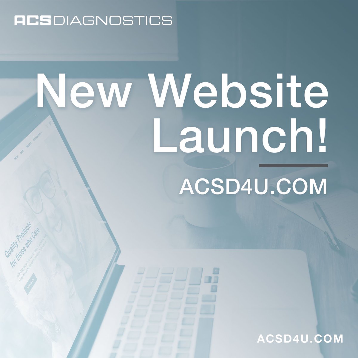 AcsDiagnostics's tweet photo. ACS Diagnostics is excited to announce a new website! We are committed to offering you the best service possible. Our website offers options to buy products online, information about At-Home services, online patient enrollment, and more! Visit https://t.co/VIjJwru9qz! https://t.co/hZDg1SXvoJ