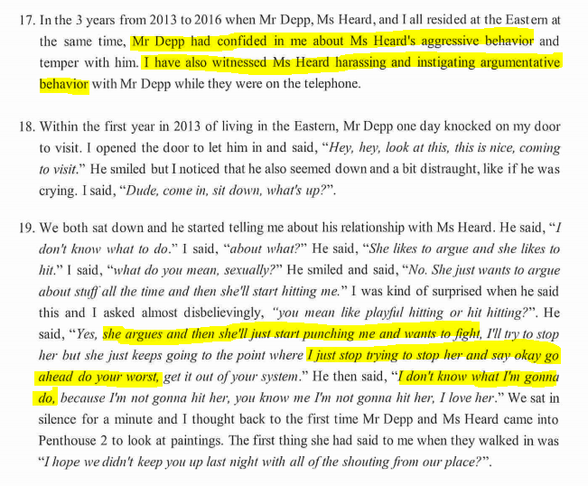 9. Isaac Baruch, next-door neighbour to the former coupleHEARSAY WITNESS #JusticeForJohnnyDepp