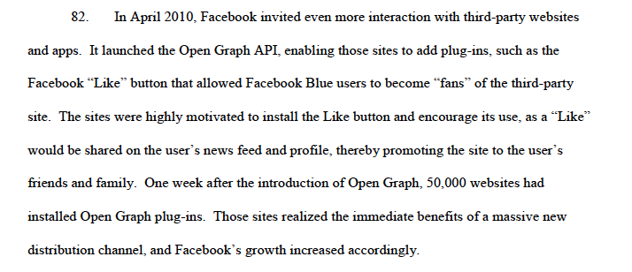 here is more on the "bait & switch" as  @DinaSrinivasan calls it in her paper. Facebook promised publishers it wouldn't use the data for anything but driving traffic. They refused to put it in contracts, though, as FB likely knew they would later flip switch and use for ads $. /12