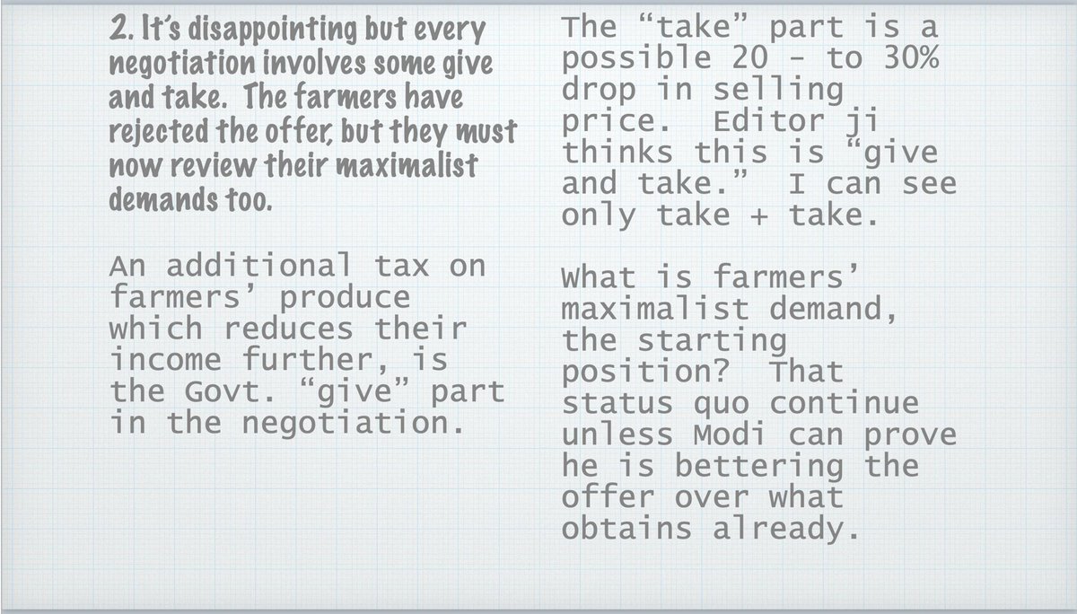 Editor ji’s legerdemain with facts & logic.  His wisdom in 50 words.1/n