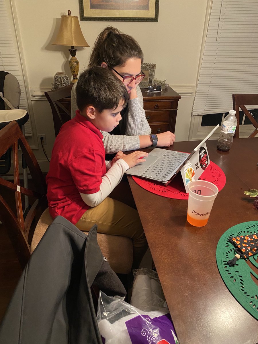 KaraBernard0708's tweet image. Thank you @BMESMustangs @FamilyCodeNight for the awesome Family Code Night! We had great family fun!! #futurecoder