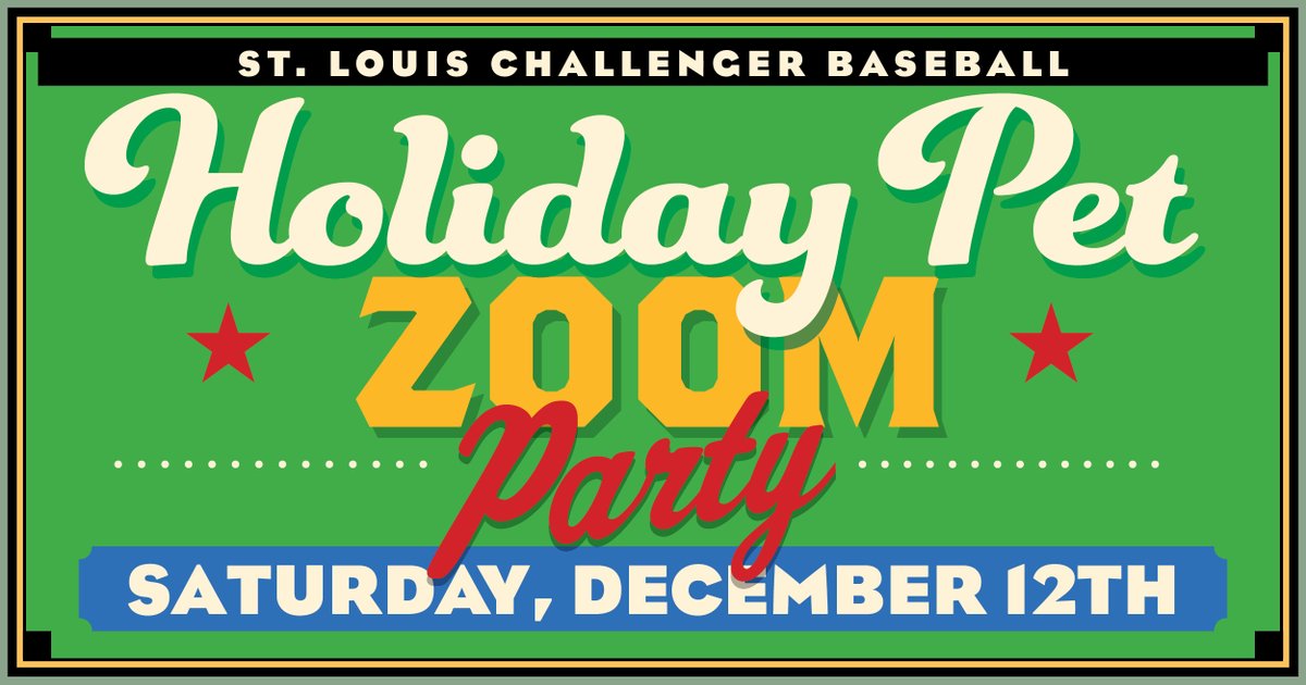 Join us this Saturday, December 12th at 10:00 am for our Holiday Pet Zoom Party! We're going to celebrate the holidays with our pets or favorite stuffed animals. They can even dress up in holiday stuff if they want. Check your email for the invitation and click the link.