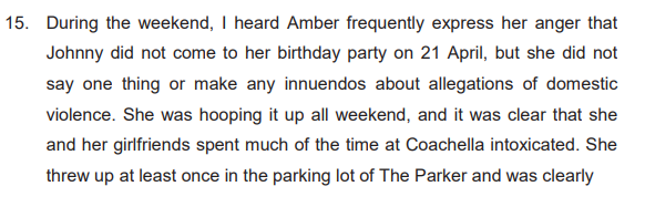 10. Starling Jenkins, security and driverWitness to the aftermath of a fight #JusticeForJohnnyDepp