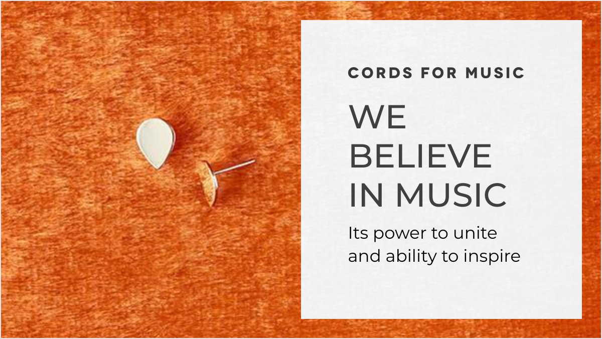 Order by December 16 to receive it for Christmas! Use code HOLIDAY2020 at Checkout for 20% off! cordsformusic.com #shopforacause #musiceducation #socialimpact #doinggood #love