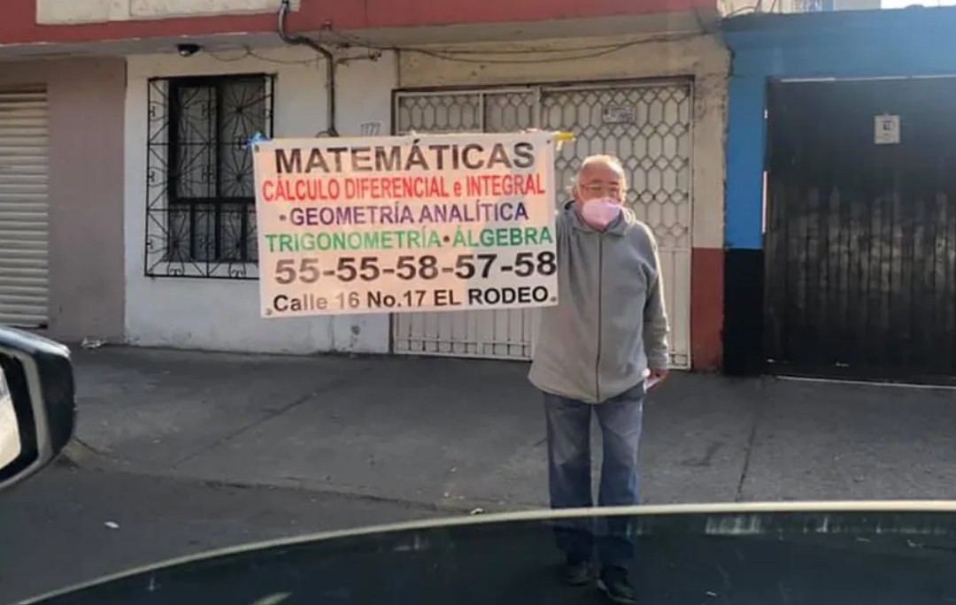 Se hace viral abuelito que ofrece clases de matemáticas en CDMX ow.ly/uyjE50CHpfz