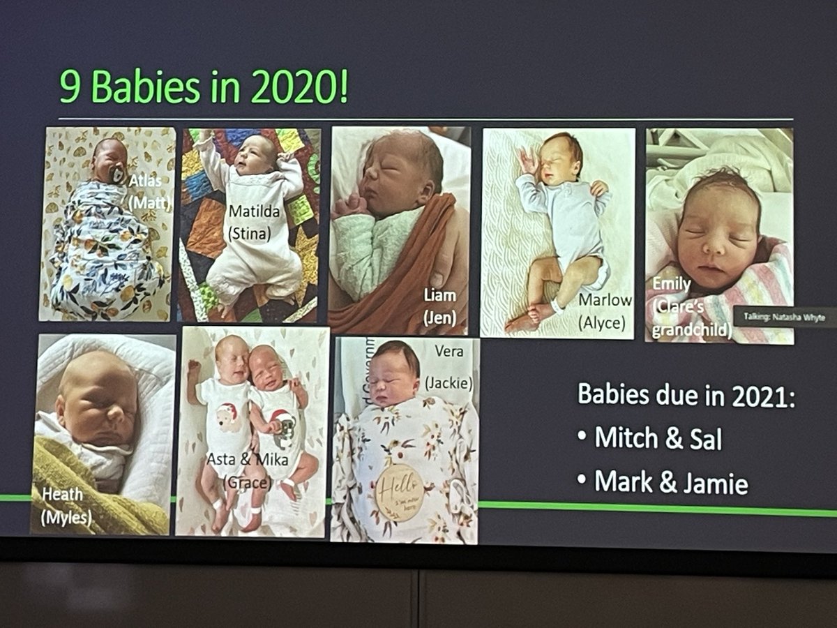 And not just research outputs 9 new Babies ⁦<a href="/UONPRCPAN/">PRCPAN (University of Newcastle)</a>⁩ Congratulations all