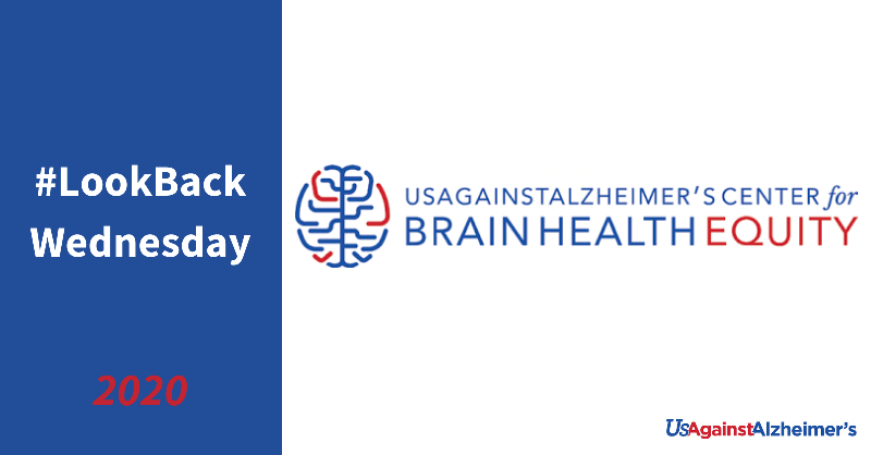 UsAgainstAlz's tweet photo. By 2030, 40% of all people living with #Alz will be Black or Latino. In August, UsA2 announced the creation of the Center for Brain Health Equity, in collaboration with @CDCgov. Learn more about the Center's work: https://t.co/uMQMSBq7rA #LookBackWednesday #BrainHealthEquity https://t.co/ha3PonSkOi