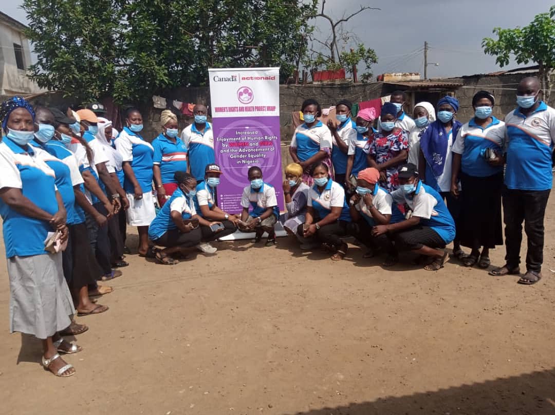 wrahpnigeria's tweet photo. @wrahpnigeria in a Community outreach session with Lagos State Photographers Association of Nigeria to raise awareness on SGBV reporting avenues with support from @actionaidnigeria and funding from Global Affairs Canada under the Women's Voice and Leadership Project. https://t.co/QegXVzIB9L