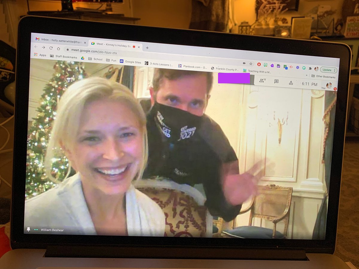 1st graders at PME in <a href="/megsk12/">Megan Kinney</a> Ms. Kinney’s class had a surprise visit from Governor Beshear as the First Lady was reading to them. This is part of a series organized by Ms. Kinney for guest readers to share holiday stories with her class. 🎄 🌟 ❤️💙
<a href="/OneTeamFCS/">Franklin County Schools</a> 
#fcslemonade