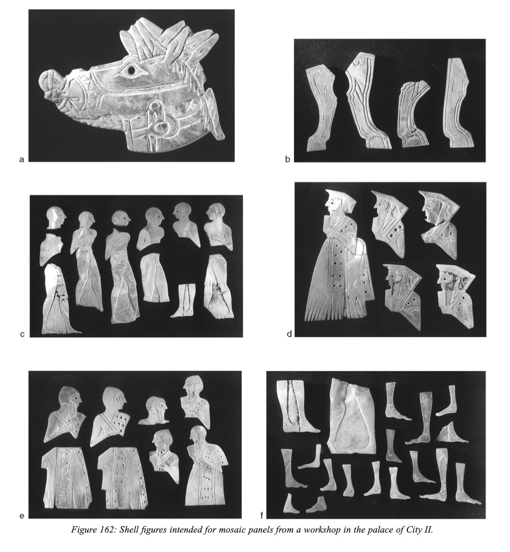 31/ Other pieces of inlay, sculpture, relief and painting were also unearthed in the palace quarters, and though I cannot describe all of the here, I've added their photos below. Hit me up if you'd like to know more about a specific piece!