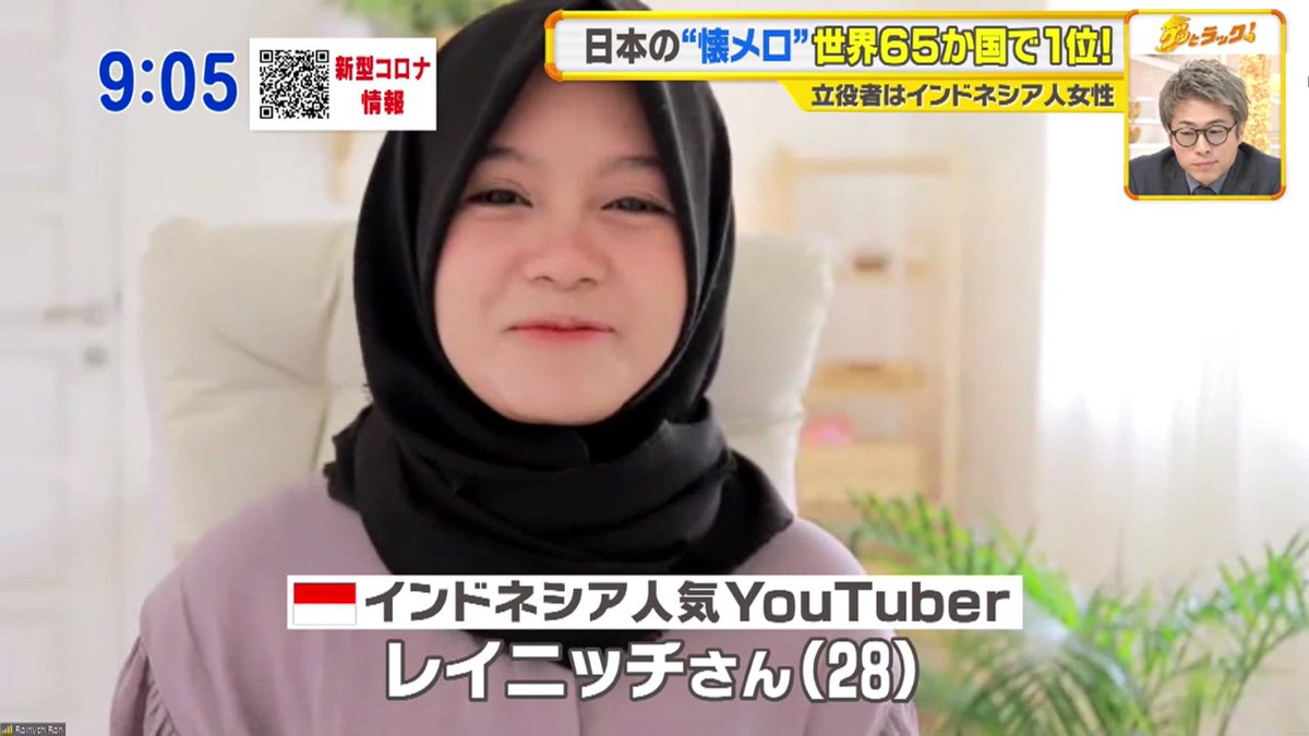 アストラル ホボノーマル銀八さん 松原みき 真夜中のドア 若者が熱狂 火付け役の インドネシアyoutuber レイニッチ さん かわいい グッとラック