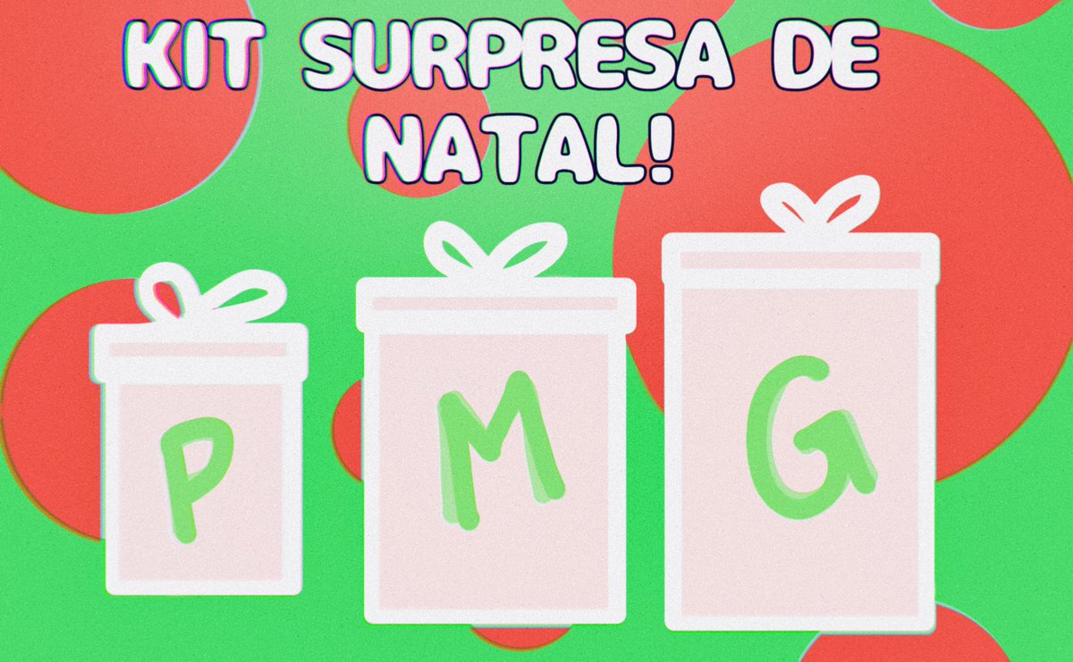 aurorakshop's tweet photo. [☃️🎅] KIT 𝑺𝑼𝑹𝑷𝑹𝑬𝑺𝑨 DE NATAL!

Até o dia 31 de dezembro, você pode comprar um KIT completamente surpresa para o seu Natal! As opções são o KIT P, M e o G, e você pode especificar de qual grupo/dorama/bl/anime quer o tema do seu KIT! 

Para mais informações, siga a thread. https://t.co/UMKsbsUuIn