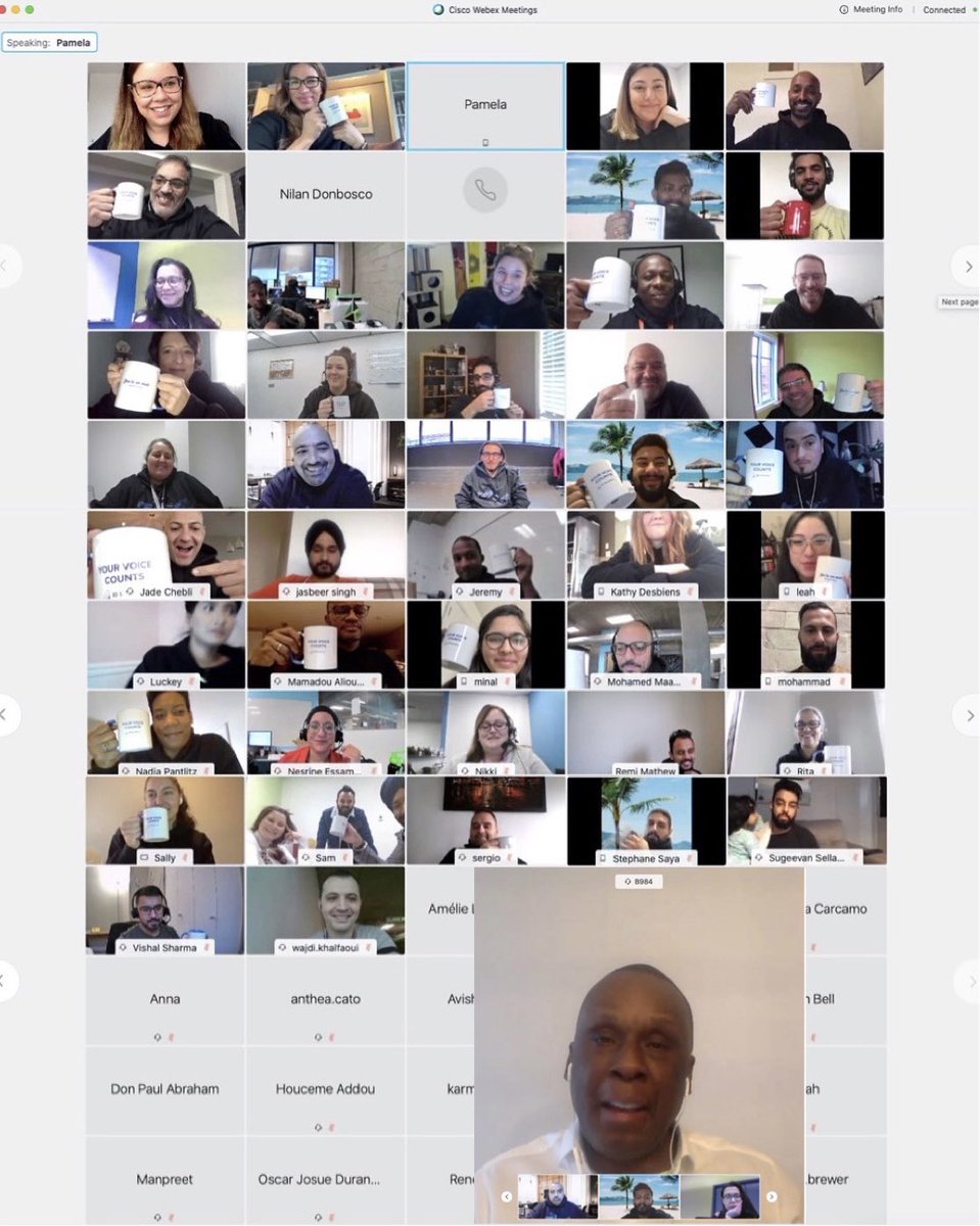 iosolutionsca's tweet image. Thanks to #teamiosolutions for participating in our annual team culture video conference. Special thanks as well to our special guest speaker @BrunySurin ; you inspired us all! ✨#youreonmute✨#yourvoicecounts✨