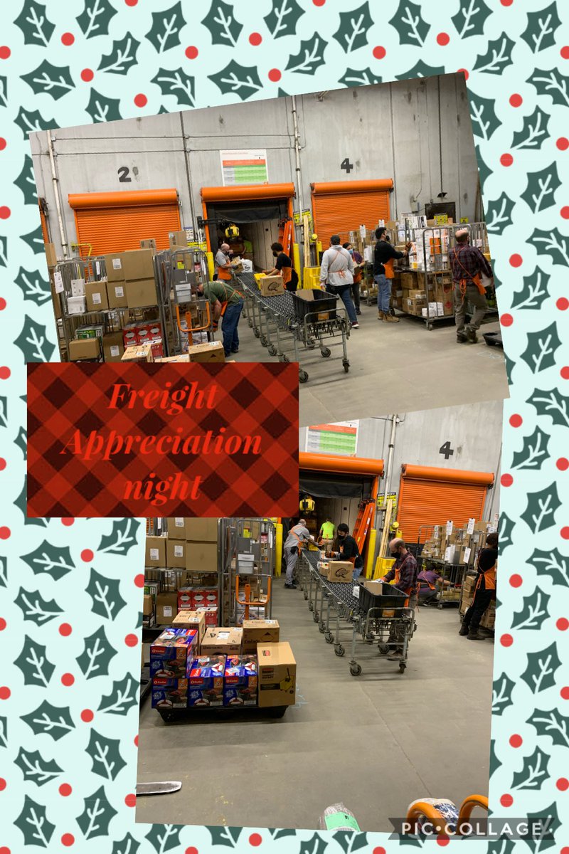 DS team doing the unload for Freight Team! 0287 Freight Team Rocks the Freight everyday! Thanks for all you do!!