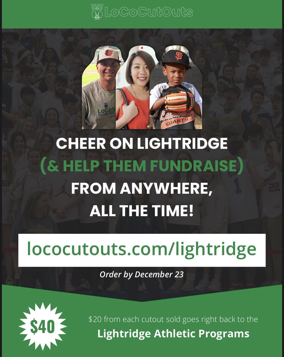 ⚡️Sooo awesome! Show your lightning spirit while supporting the LABC. Hurry and get your cutout! ⚡️LINK—&gt; lococutouts.com/lightridge