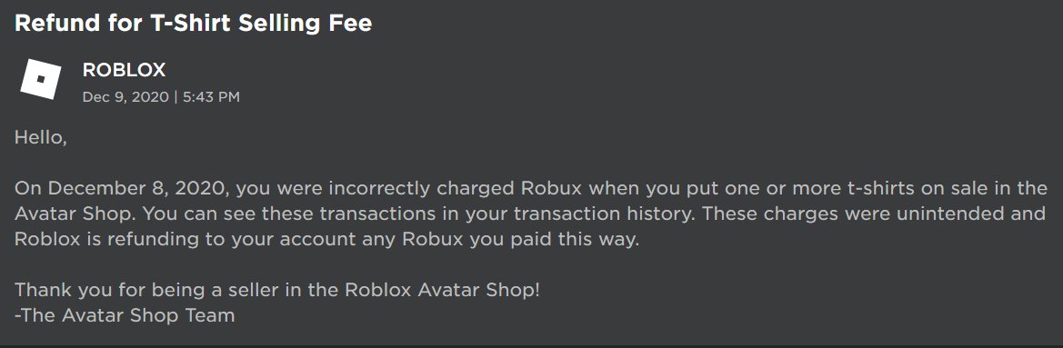 Bloxy News On Twitter When Uploading A T Shirt Not A Shirt Pants To Roblox There Is Now A R 100 Fee To Put It On Sale This Is Most Likely To Prevent Botting And Or - how to put two shirts on roblox