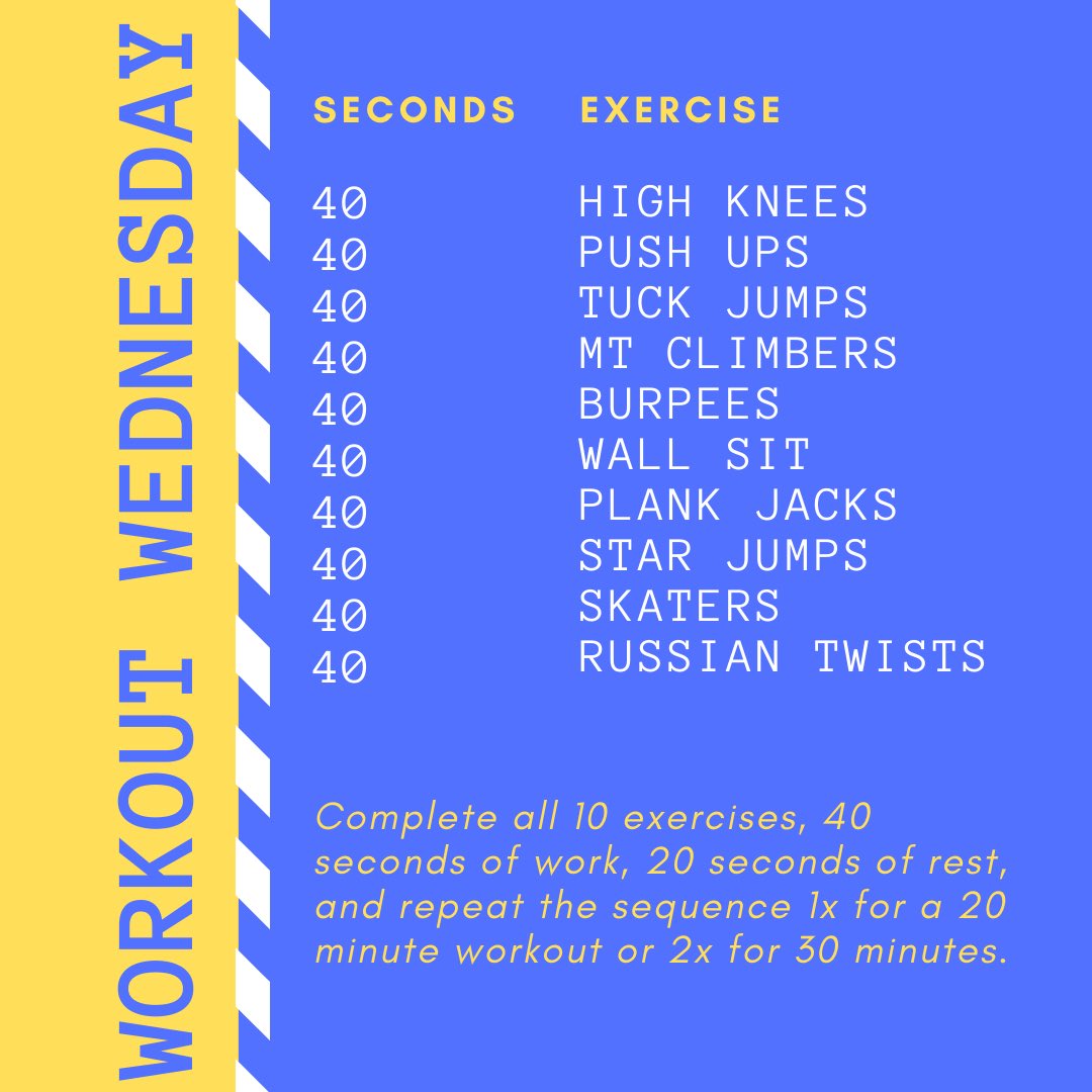 Workout Wednesday!!! Still time to get it in 😅