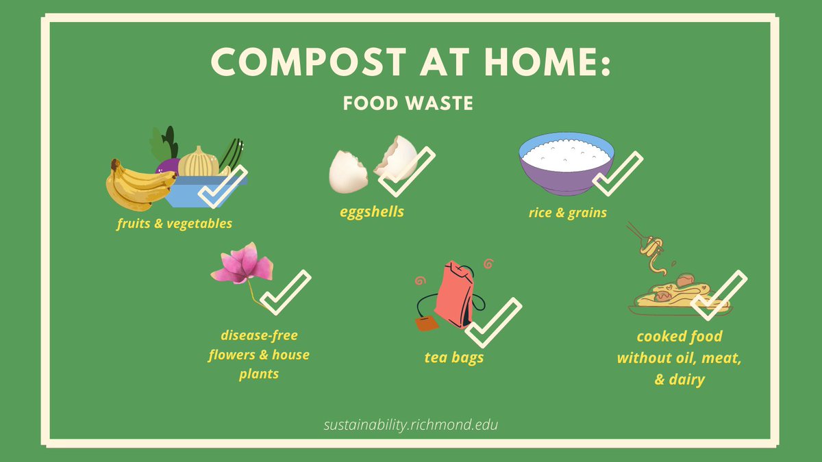 BeAGreenSpider's tweet image. What food waste is compostable?  #CompostingAtHome