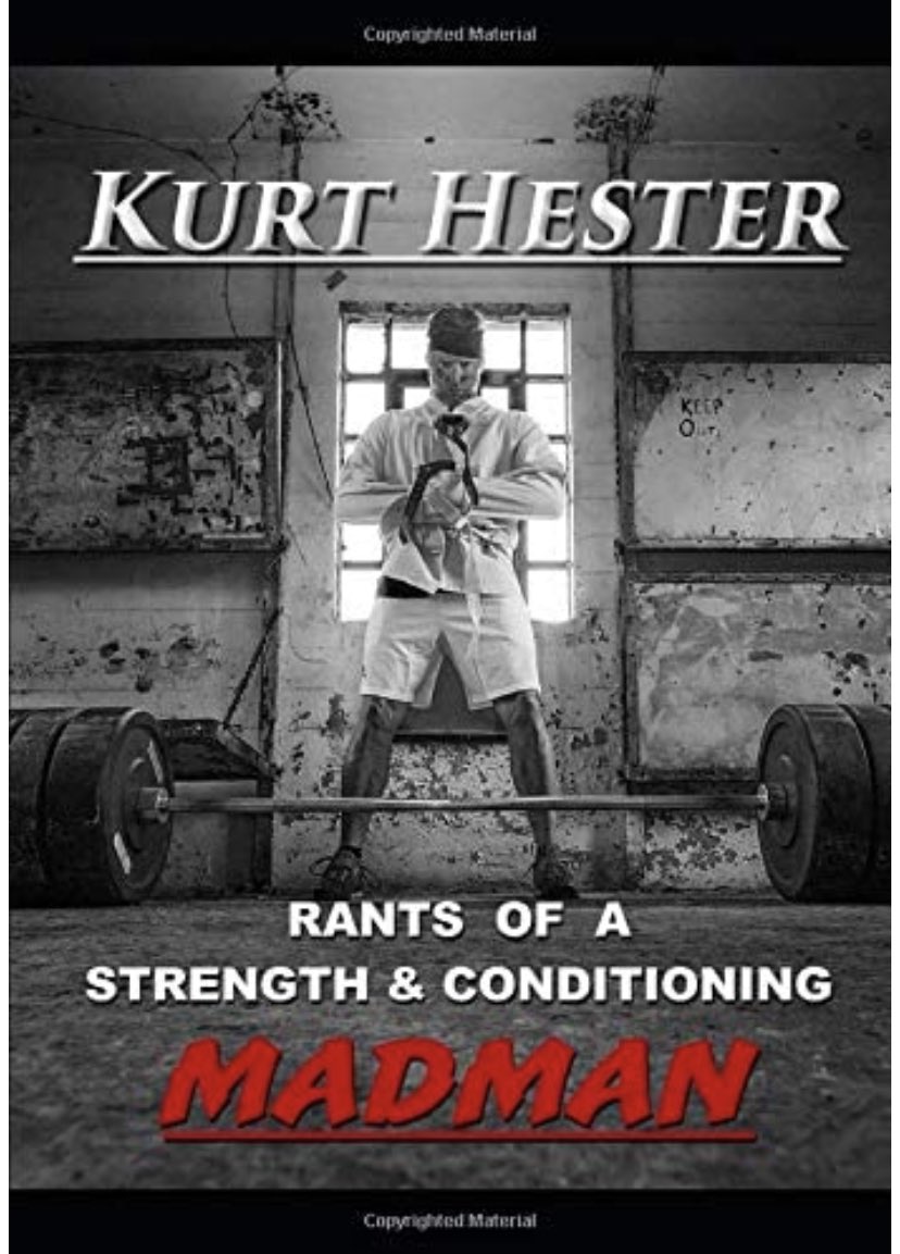 ‘Rants of a Strength & Conditioning MadMan’ by Kurt Hester  https://www.amazon.com/dp/1096791722/ref=cm_sw_r_cp_api_glc_fabc_0Vw0FbXE3YQCN‘Science and Practice of Strength Training, Second Edition’ by Vladimir Zatsiorsky  https://www.amazon.com/dp/0736056289/ref=cm_sw_r_cp_api_glc_fabc_rXw0FbZVJGDPD