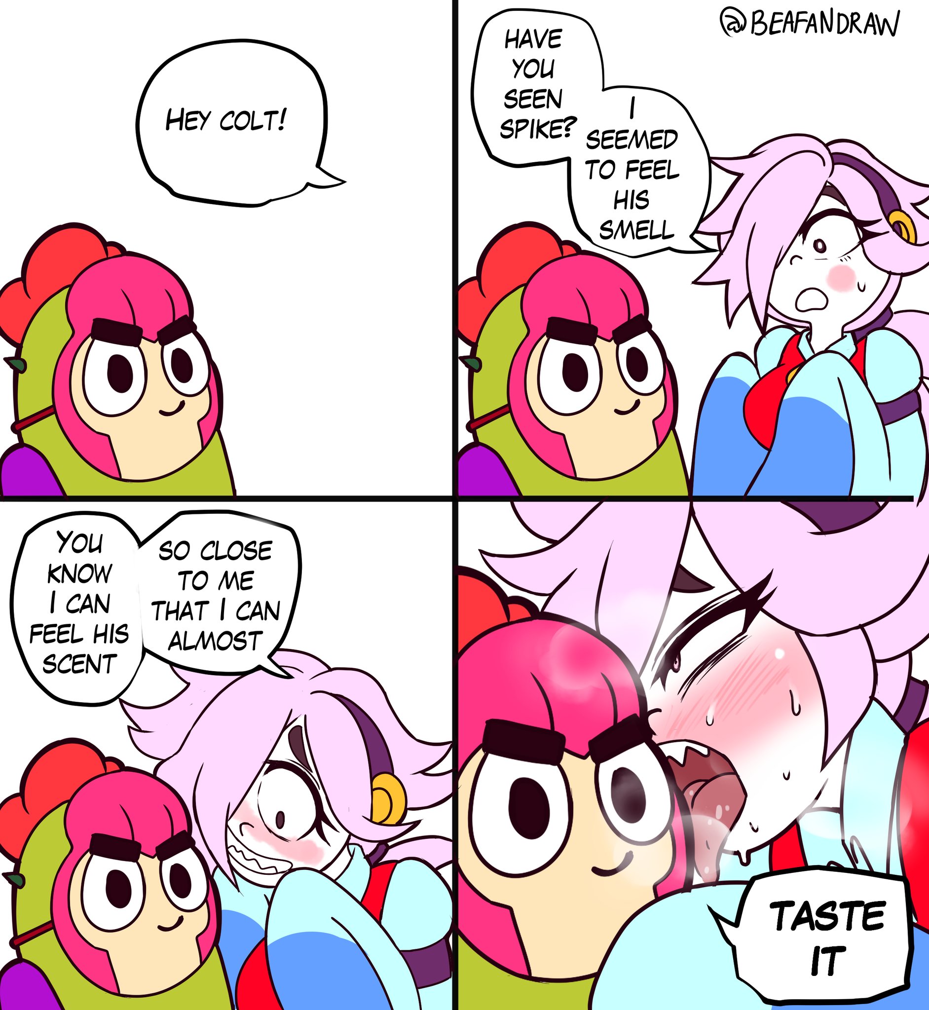 X 上的𝘽𝙀𝘼𝙁𝘼𝙉𝘿𝙍𝘼𝙒 🐝：「Comic 1 「ENGLISH」 #BrawlStars #Brawler  #brawlstarsfanart #BrawlStarsRule34 #brawlstarsnsfw #BrawlArt  #brawlstarsbea #bea #fanart #BrawlStars_hentai #brawlstarscolette  t.coxvHn1oItTC」  X