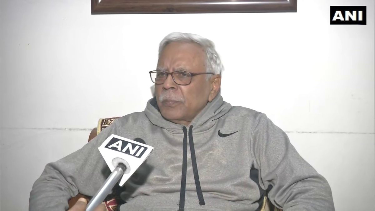 ANI's tweet photo. No one could've ever imagined that a girl/woman would ever be raped in a tribal area. There was no rape in the tribal culture but the consumerist culture that began to bring in modernism, presented women as articles for consumption: Shivanand Tiwari, RJD on Dumka alleged gangrape https://t.co/bqXoqmf0Em