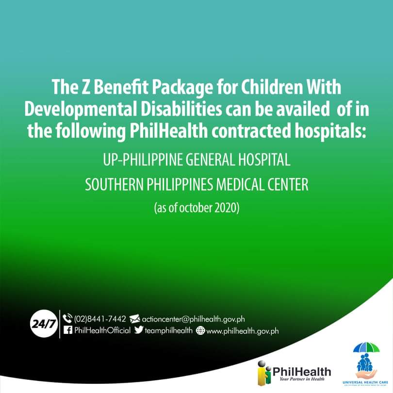 PhilHealth on Twitter "PhilHealth Z Benefit Package for Children with