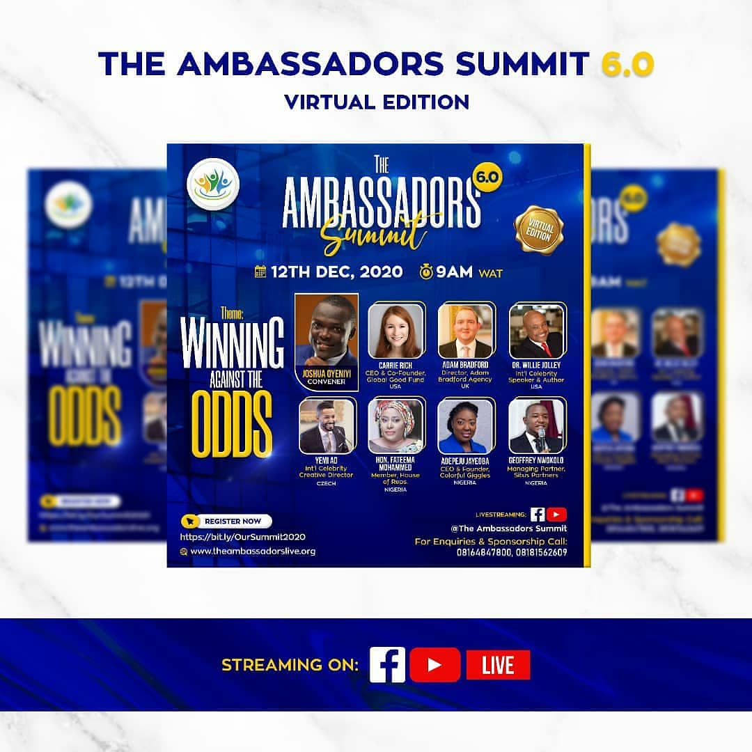 joi_ambassadors's tweet photo. Another beautiful and promising day   to our Global virtual conference.Our hands are so Big to receive you virtually 
You can still register with this link https://t.co/b6ZPnGNM3i
#theambassadors
#TheAmbassadorsSummit6.0
#TheAmbassadorsSummitVirtual
#TAS6.0
#WinningAgainstTheOdds https://t.co/ug3wohuZ0l